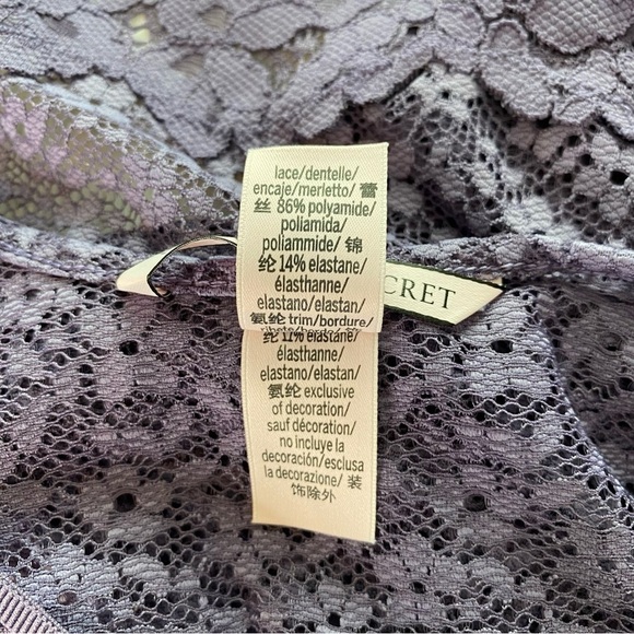 Victoria’s Secret Purple Lace Scoop Back Top - Picture 9 of 9